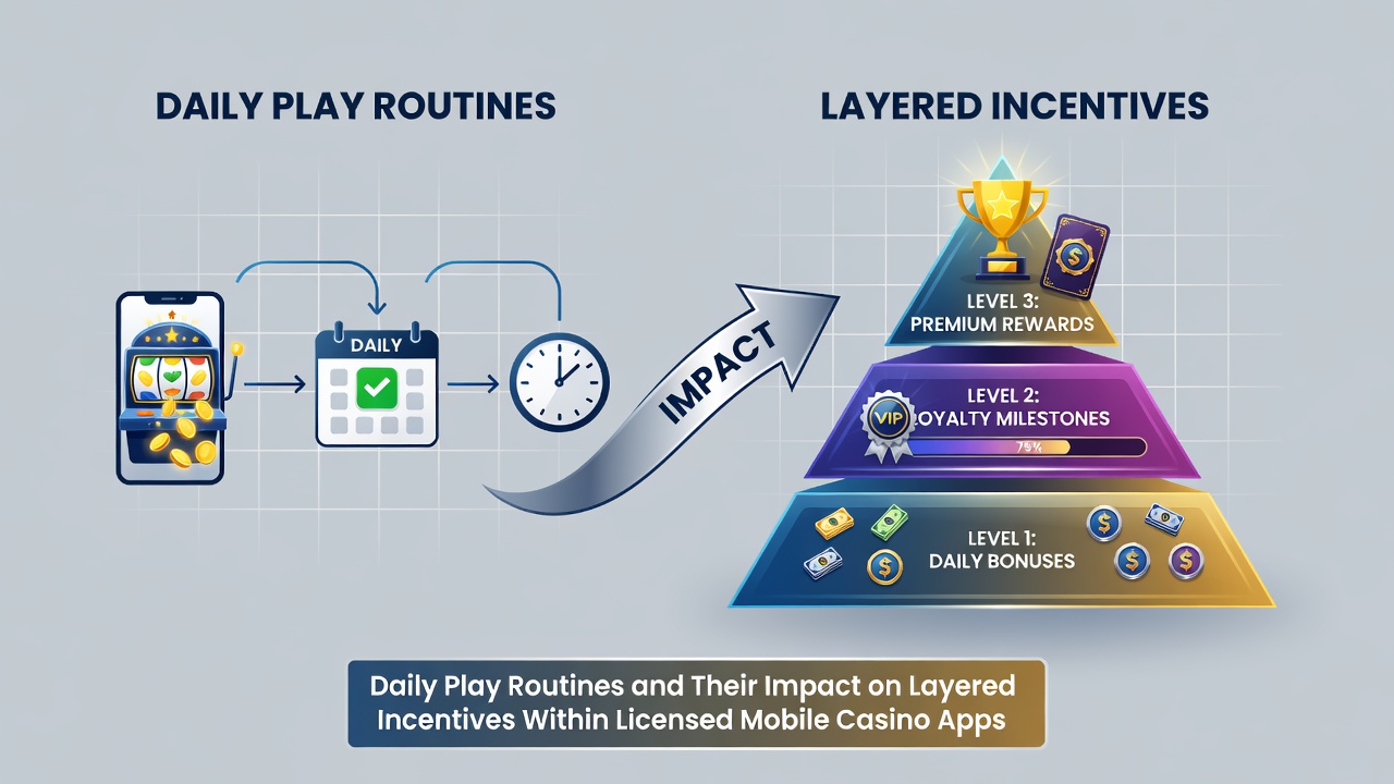 Tägliche Spielroutinen und gestaffelte Anreize in mobilen Casino-Apps